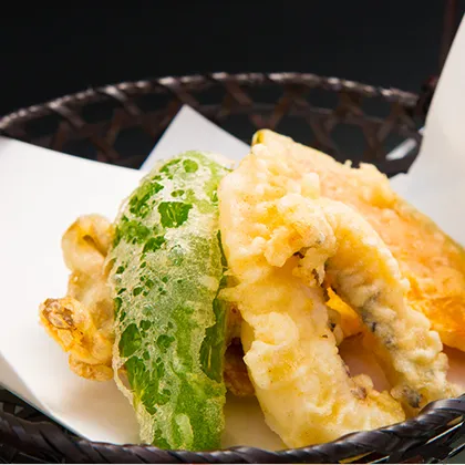 旬の野菜天ぷら
